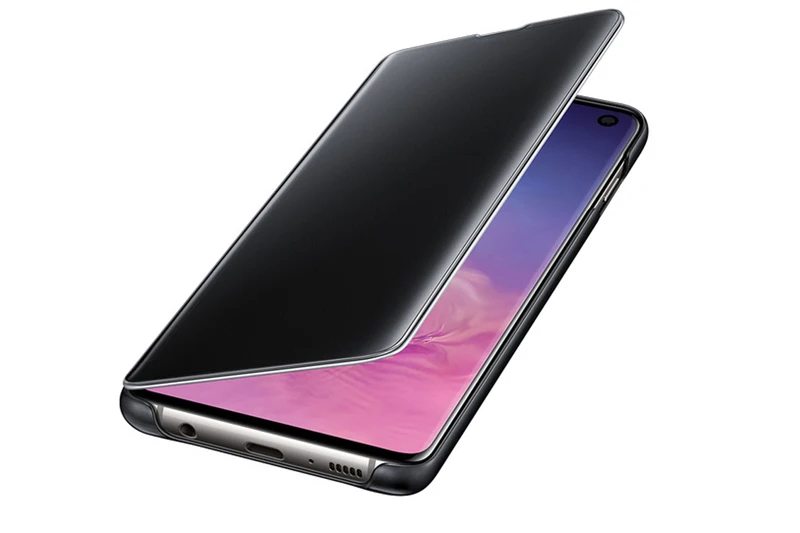 Для samsung GALAXY S10 S10E G9700 S10+ S10Plus A Для samsung Mirro чехол прозрачный View чехол для телефона