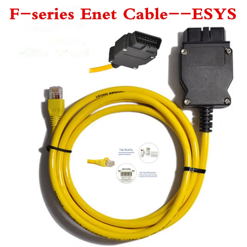 Высококачественный кабель для передачи данных ESYS 3.23.4 V50.3 bmw ENET Ethernet к OBDII 2