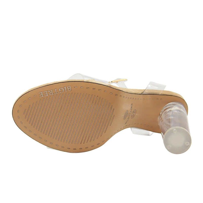 

ENMAYLA 2020 New Fashion Women round toe buckle strap sandals lady high heels sandals size 34-40 ZYL412