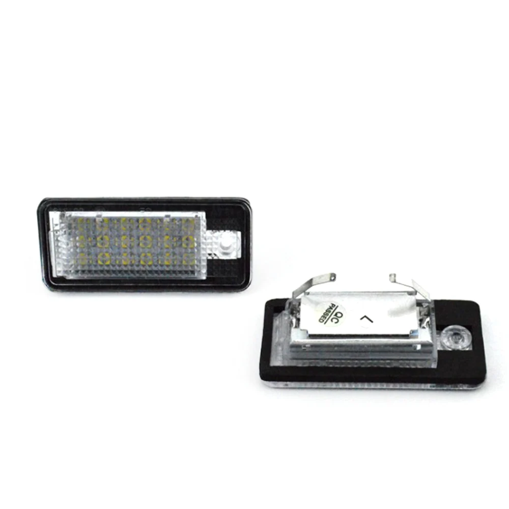 1 пара светодиодный потолочный светильник для автомобиля Белый 18 3528 SMD номерной