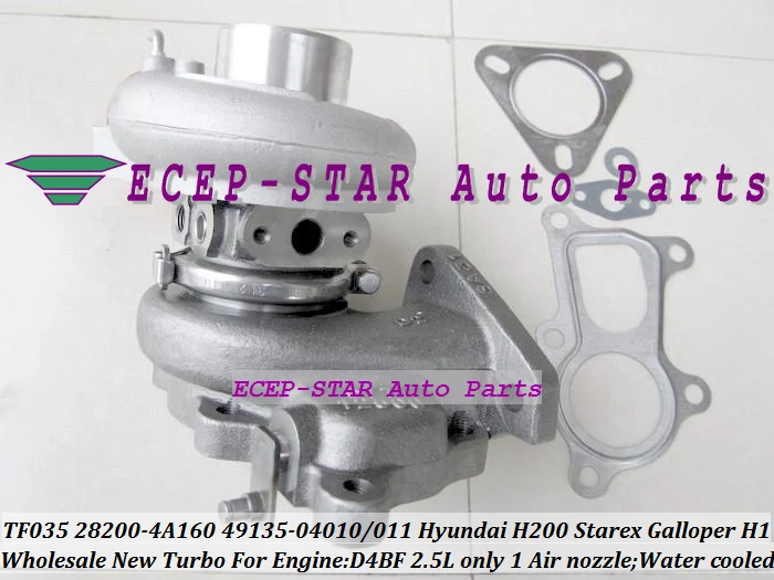 Бесплатная доставка TF035 28200 4A160 49135 04010 04011 турбо для HYUNDAI H200 Starex Galloper H1 D4BF 2.5L|turbo