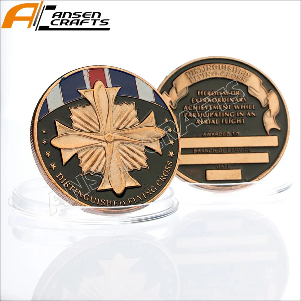 The USA Air Medal Distinguished Flying Cross Coin