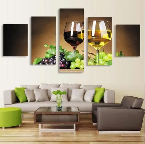 

5 Piece Pictures Canvas Oil Paintings Painting On Wall Art For Living Room Hd Print Modern Cuadros Decoracion Picture No Frame