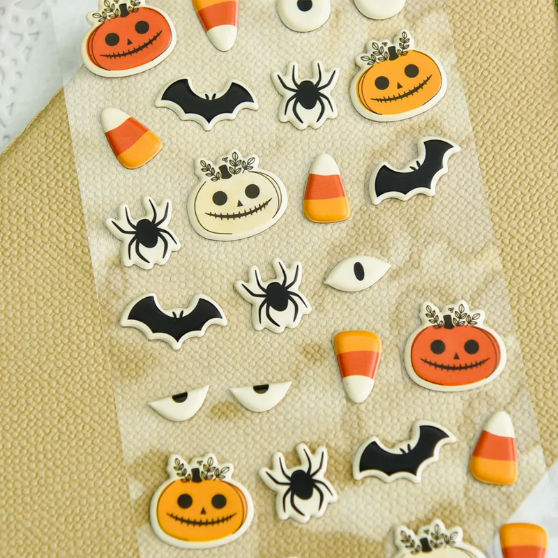 Happy Halloween самоклеящиеся наклейки для Скрапбукинг/DIY ремесла/карты внесении