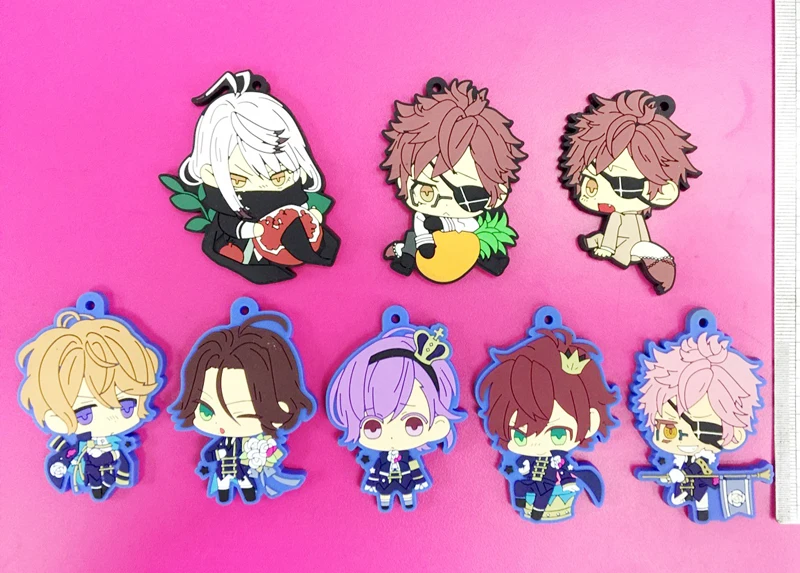 63 стиля аниме DIABOLIK LOVERS фигурки Yui Ayato Kanato reiji Subaru ruki Carla ПВХ фигурка ремешок для