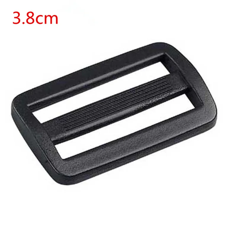 

Free Shipping 100pcs/lot black 1.5" (38mm) internal width plastic buckle for backpack bag accessories Adjustable fastener