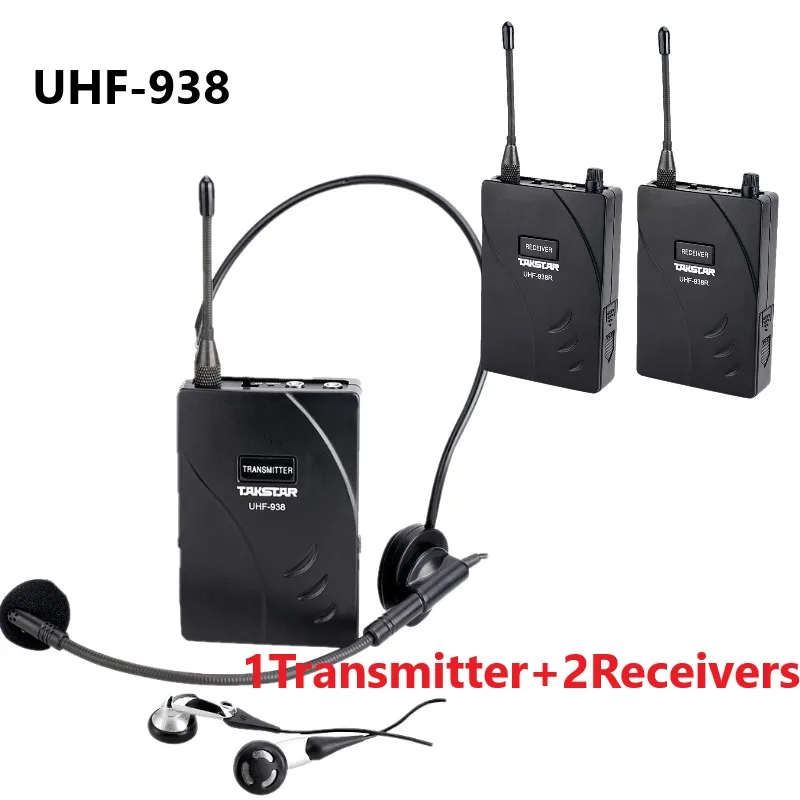 Беспроводная система туристического гида Takstar UHF938/UHF 938 UHF Диапазон действия 50 м 1
