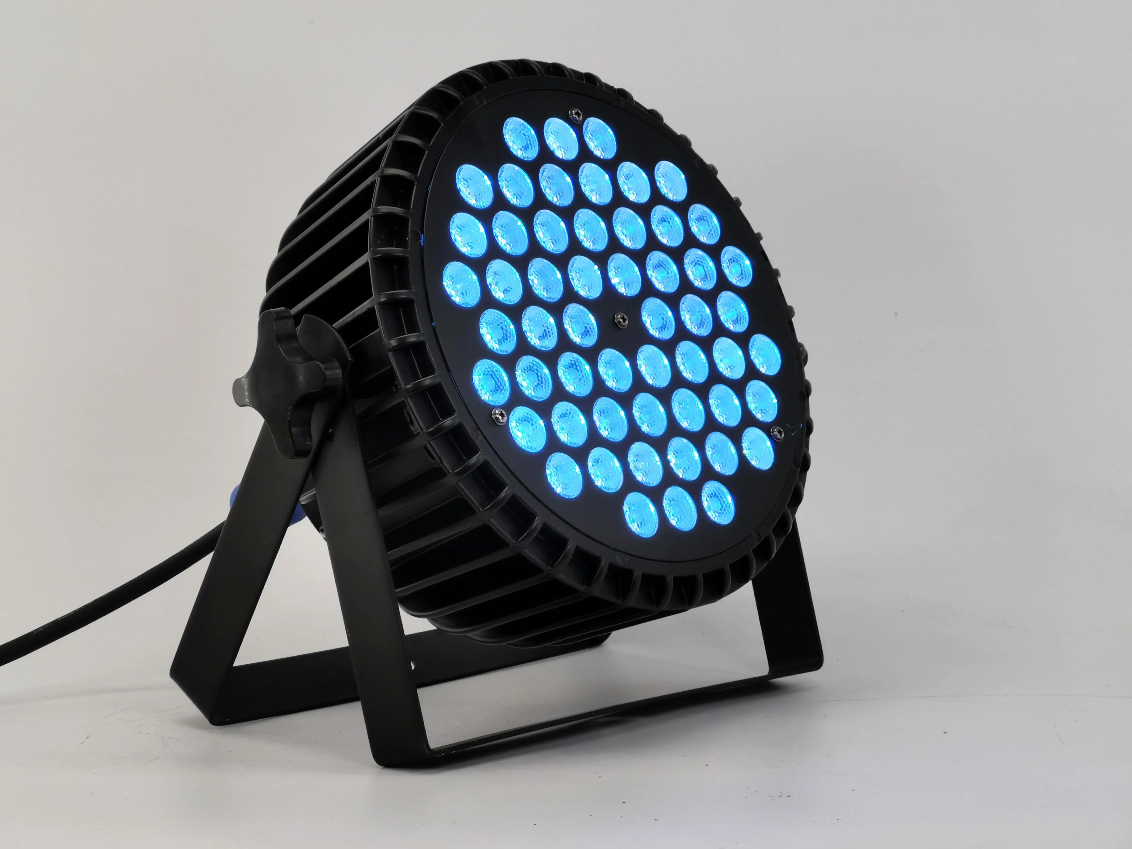 Новинка! 54x3w светодиодный параболический алюминизированный отражатель RGB 3-в-1 полноцветный светодиодный Par-светильник из литого алюминия в/OUT DMX512 светодиодный свет