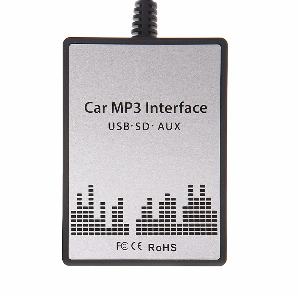 Est USB SD AUX Автомобильный MP3 музыкальный интерфейс Автомобильный плеер адаптер CD машина замена для peugeot 106 206 RD3 Citroen C3 C4 C5 8PIN