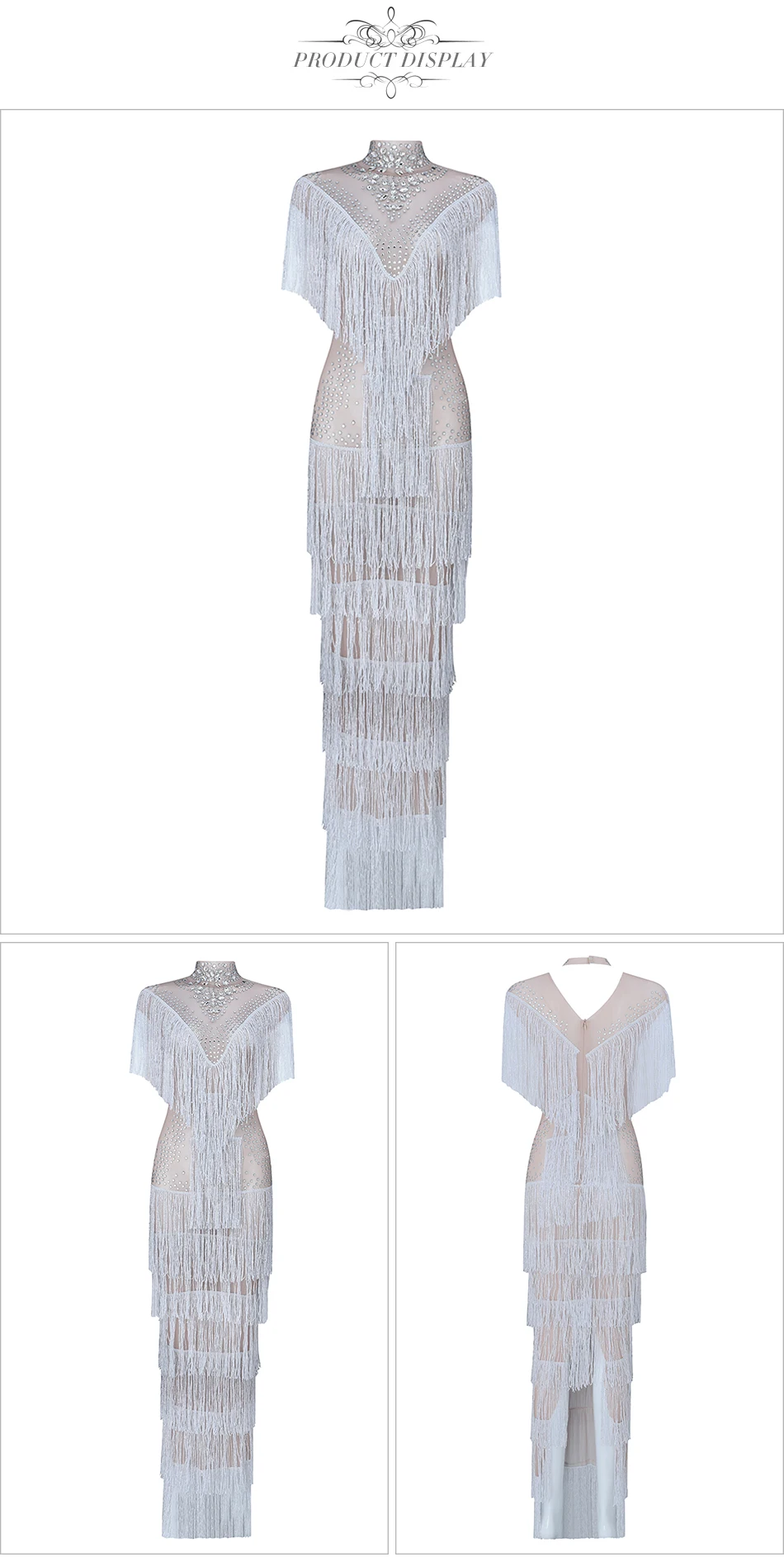 Adyce женское Бандажное платье Vestidos Verano новое летнее сексуальное вечернее платье знаменитостей телесное Макси кисточки Клубное платье