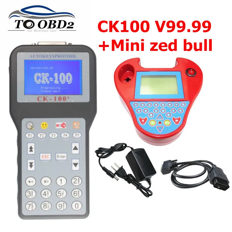 Программатор ключей CK100 V99.99/мини программатор zed bull с многоязычным ck100 + | Отзывы и видеообзор
