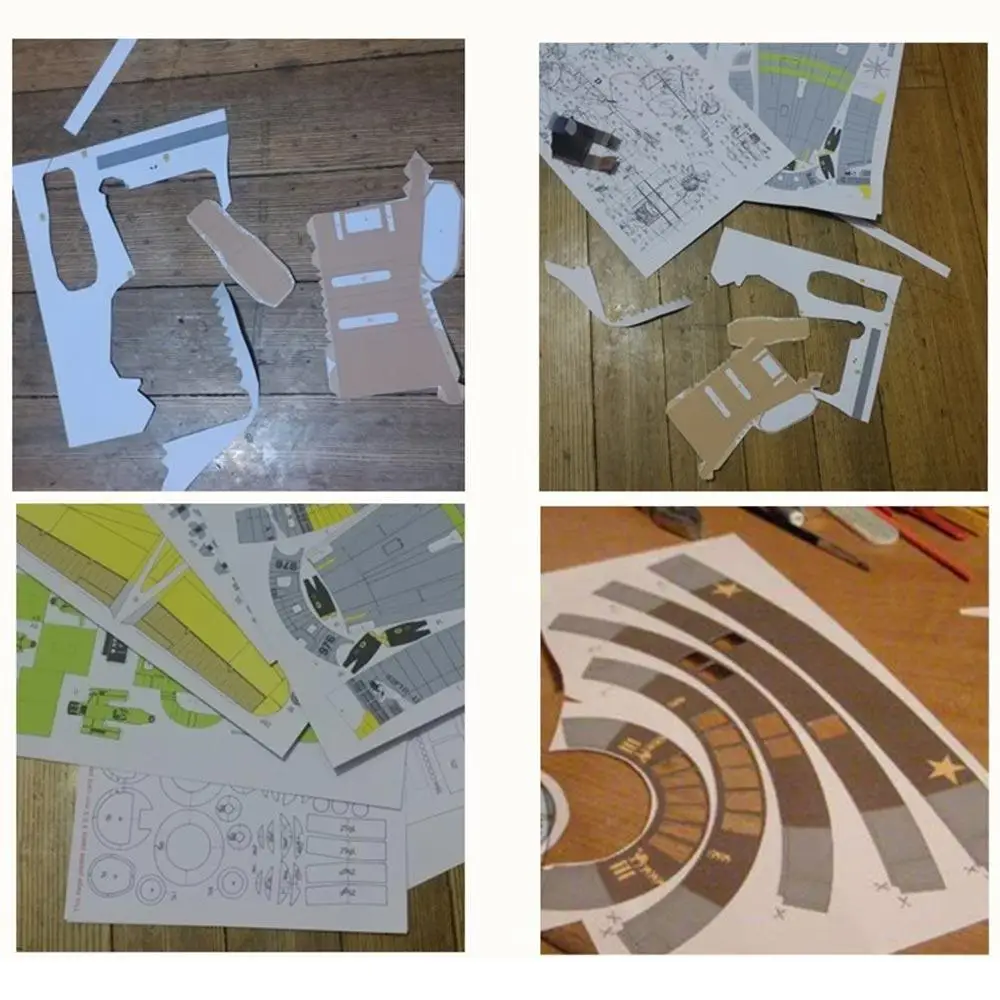 1:1 DIY Бумага модель 3D модели Kid украсить развлечения смешно