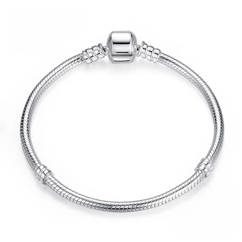 B15001 ANNAPAER, браслеты с Микки и Минни Маус для женщин, сделай сам, браслет с бусинами Марано, подходит для девушек, подарки для женщин - Окраска металла: B15001