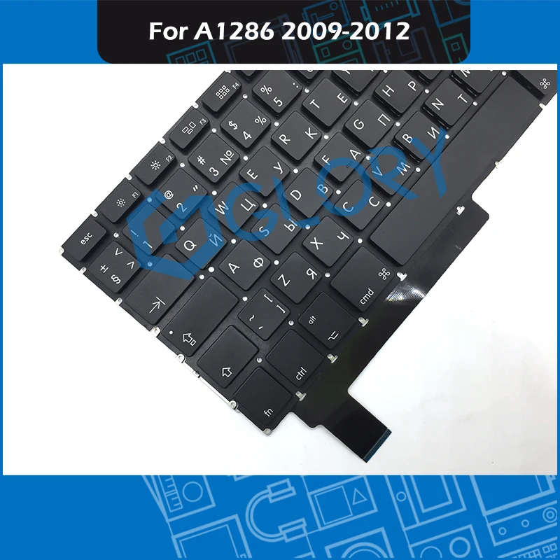 Клавиатура A1286 Keyborad RU Русская раскладка для Macbook Pro 15 4 &quotРусская клавиатура с