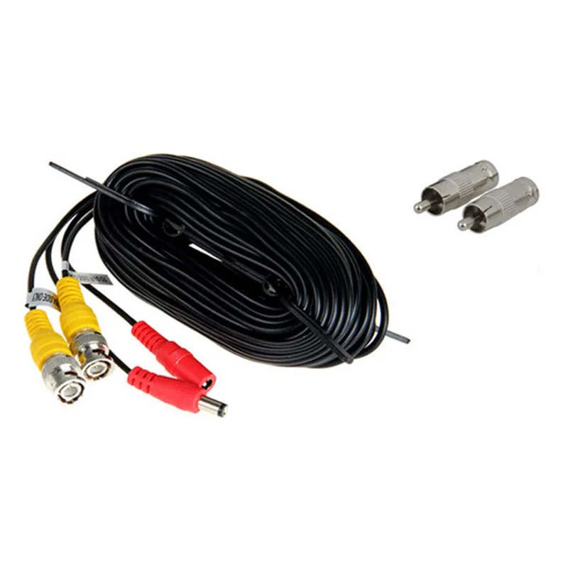 LHLL-1*15m BNC Video Power Cable For CCTV Camera DVR Security System |