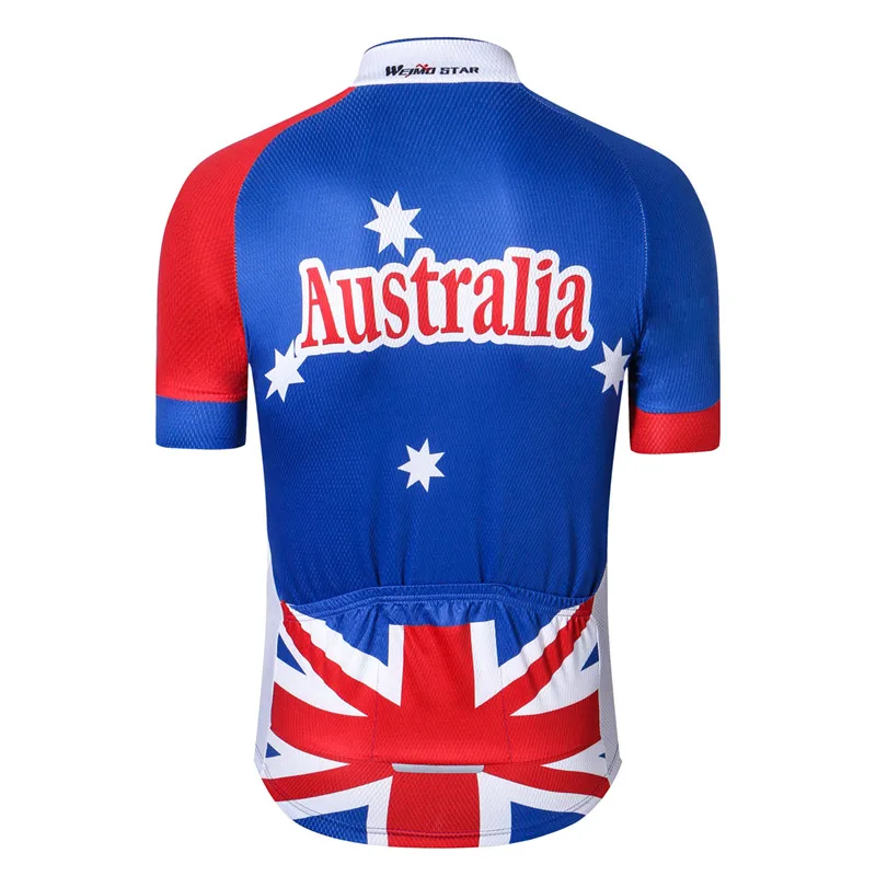Австралия велосипед команды Велосипеды Джерси гонки Bi одежда быстрое высыхание