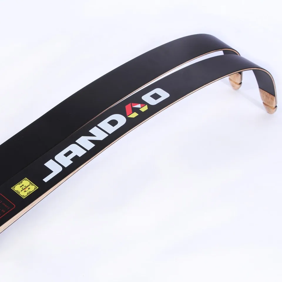 

Draw Weight 18-40 lbs Black and White Recurve Bow limbs Maple Limbs For Both Right and Left Hand Sports