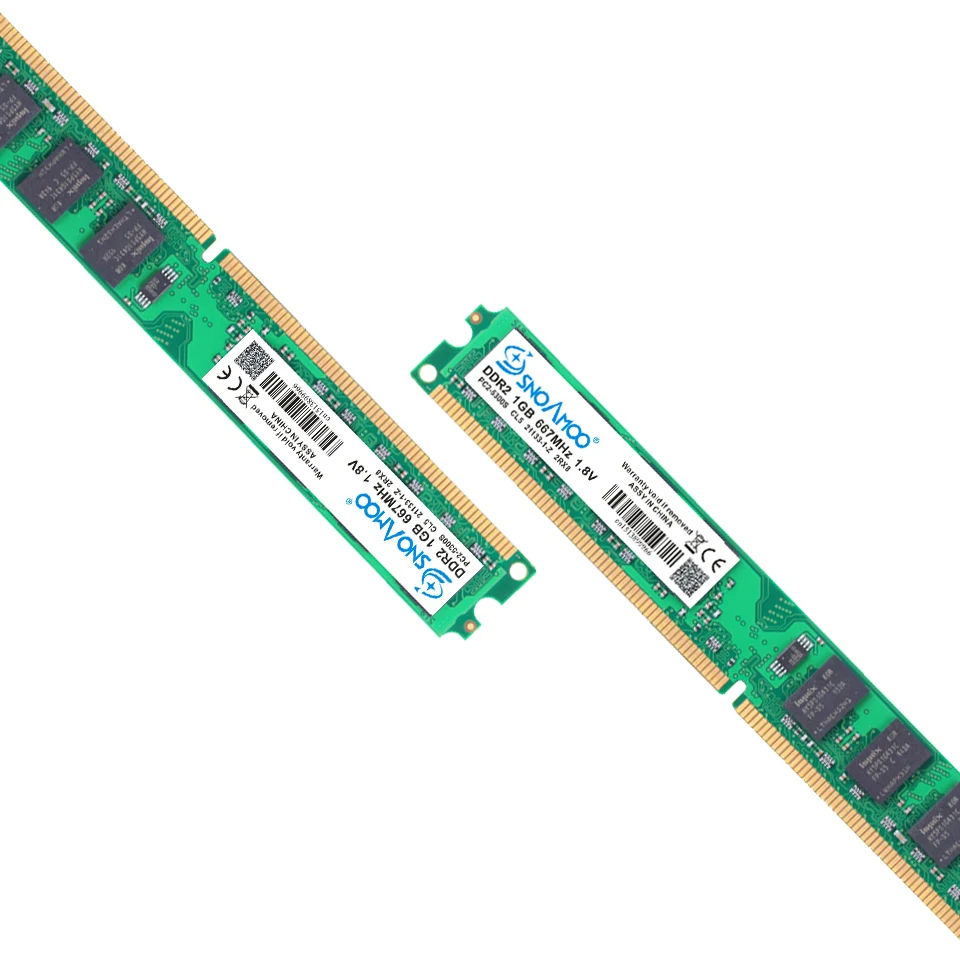 SNOAMOO RAMs DDR2 для настольных ПК 667 МГц 800 в|ram ddr2|pc ram ddr2for intel |