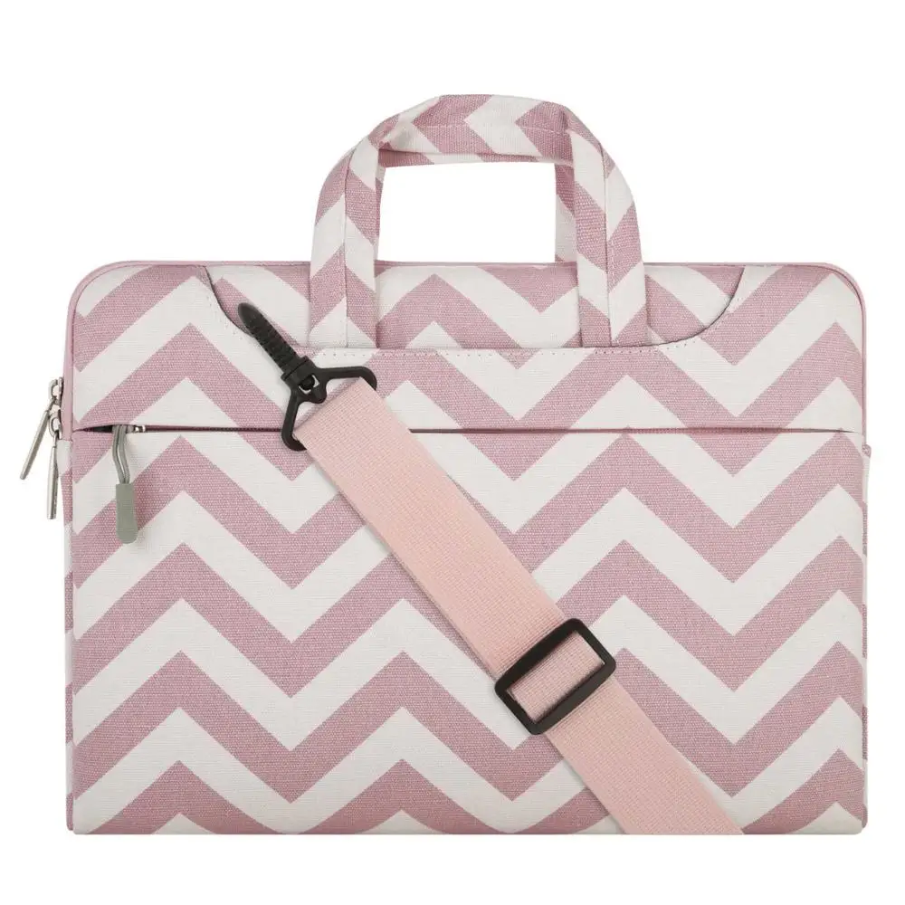 Pink Сумка для ноутбука MOSISO, чехол для Macbook Pro 13 15, сумка для ноутбука, сумки через плечо для Xiaomi Air 13,3 15,6 Surface Pro 3 4 5 6, чехол - Цвет: Pink