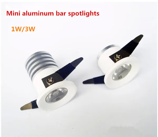 

DHL 100pcs/lot 1W/3W Dimmable Mini led cabinet light mini led downlight 110V 220V led lamp light include led driver
