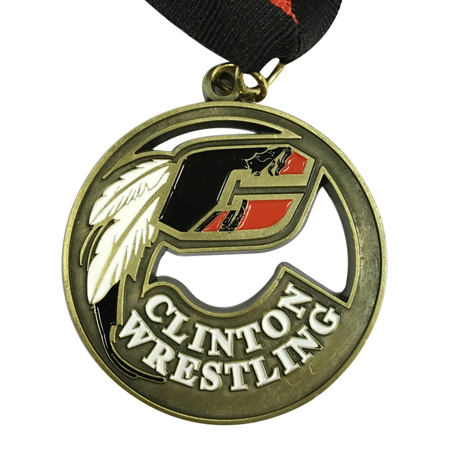 

Customized hollow zinc alloy medal hot 3D die-casting engraving medal