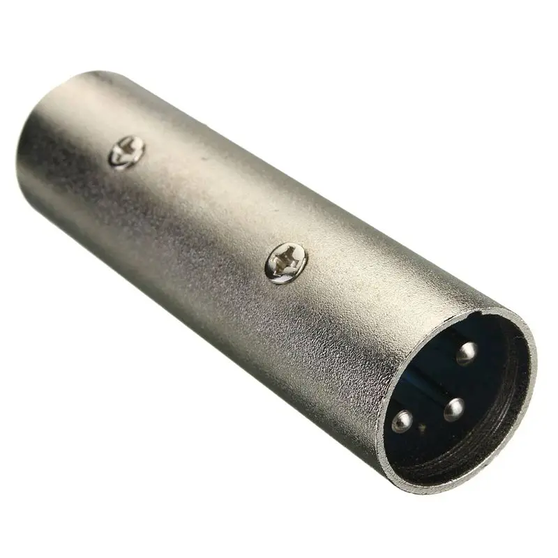 1 шт. 3 pin XLR Соединительный разъем мужской пол смены аудио микрофон DJ адаптер |