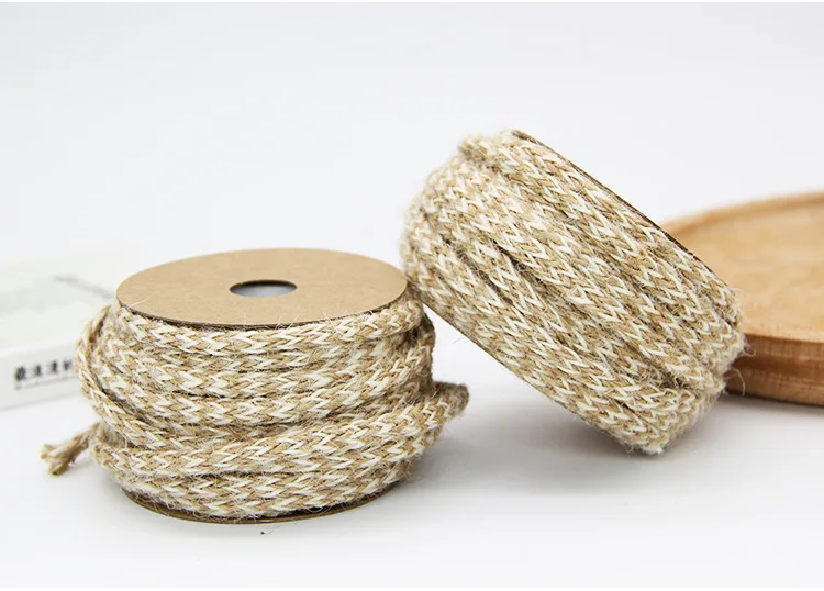 10 м/лот натуральный пеньковый джутовый канат для винтажные Свадебные украшения в