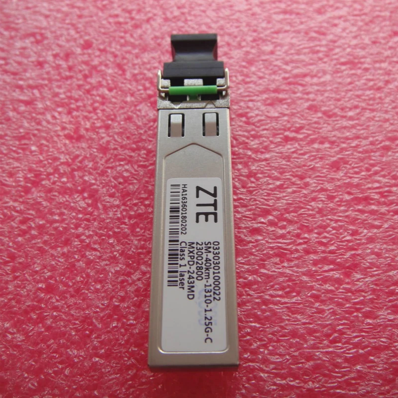 

ZTE MXPD243MD 033030100022 SM-40km-1310-1.25G-C 1.25G 1310nm 40KM single-mode optical fiber module
