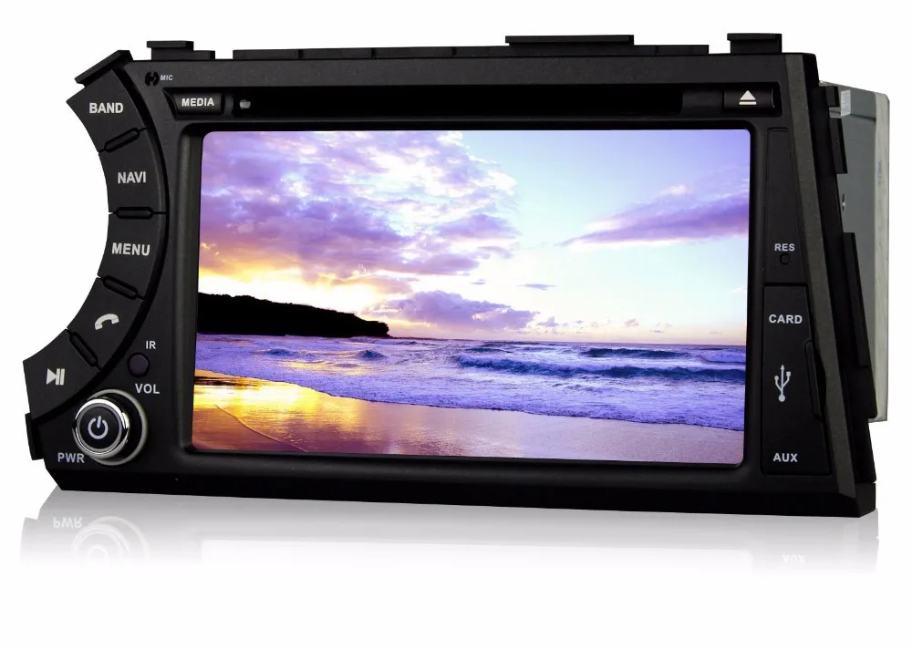 Два Din 7 Дюймов Автомобиля Dvd-плеер Для SSANGYONG/Kyron/Korando/Actyon 2005 С 3 Г Хост GPS Радио RDS BT ТВ