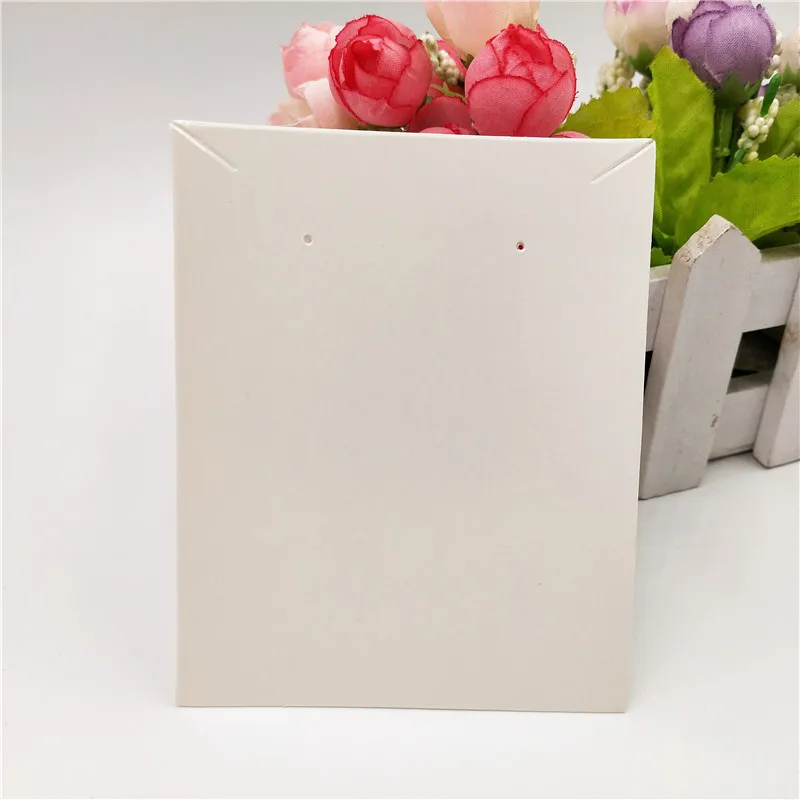 100 шт. Разноцветные бумажные ожерелья и серьги ювелирные изделия дисплей карты