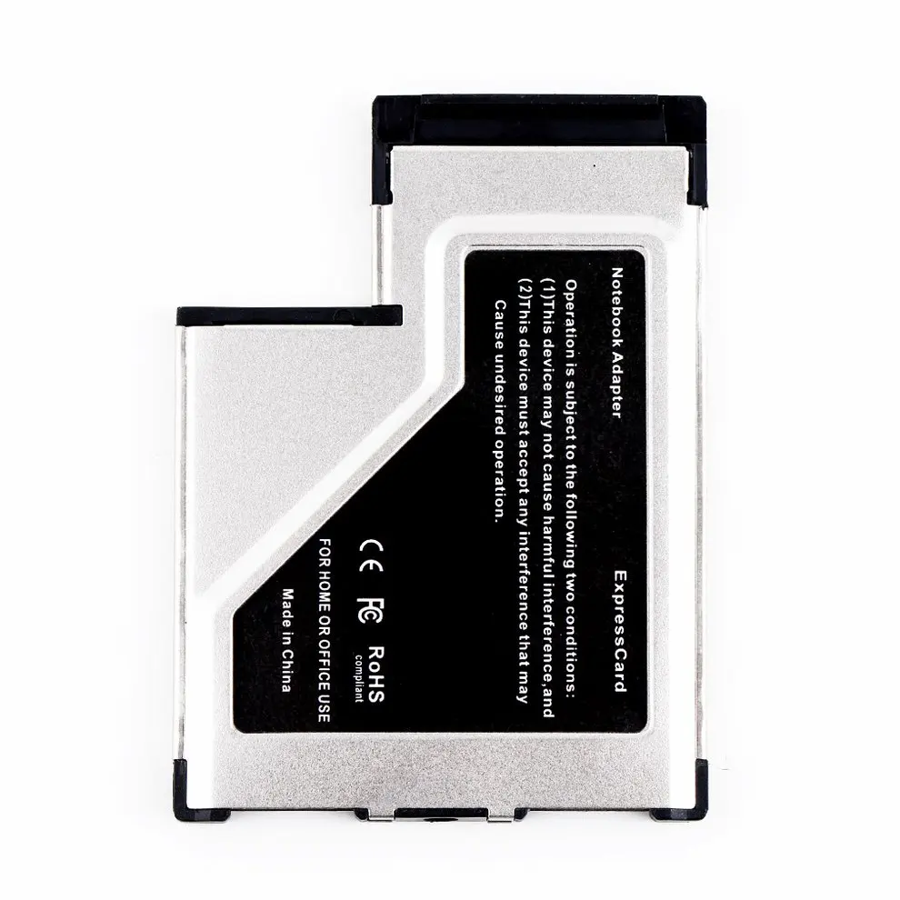 2 шт покрытые серебром Цвет 54 мм Express USB 3 0 PCMCIA Порты карта адаптер скорость