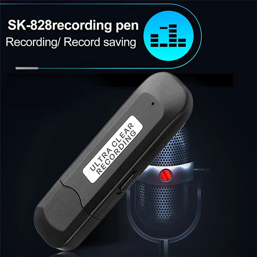 Ручка для записи 8G/16G SK 828 Многофункциональный компактный рекордер портативный u