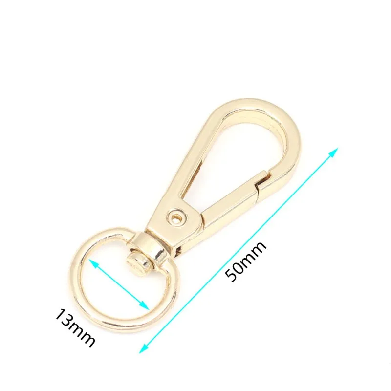 Застежка-карабин для сумки серебристая бронзовая светильник-золотистая |