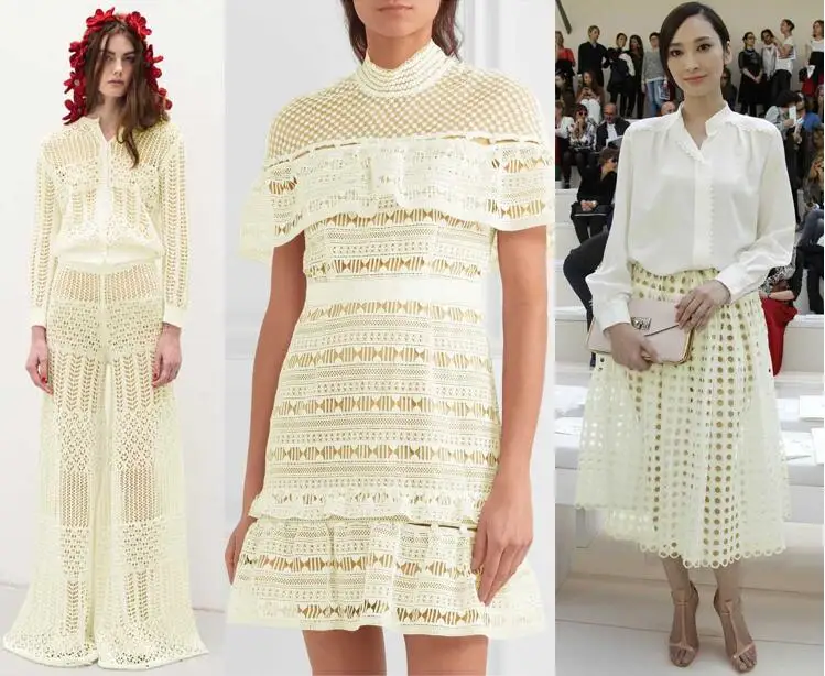 Вышивка полые Перспектива Хлопок Кружева платье шелковой ткани скрапбукинга