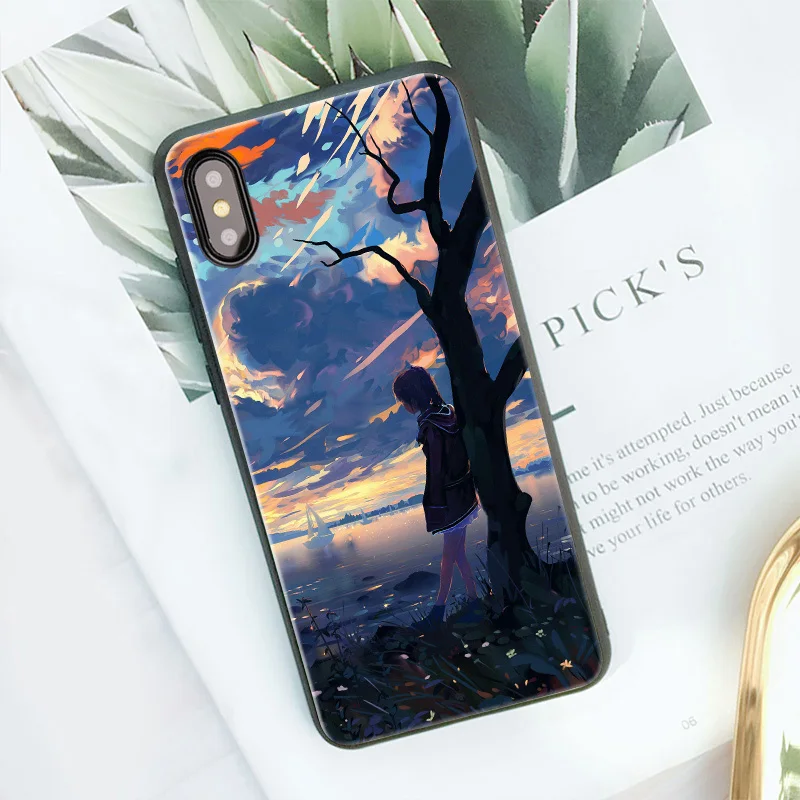 Чехол для iPhone 8 Plus чехол 6 6S 7 X Xs Max XR черный бант цвет столкновение Кошка милый