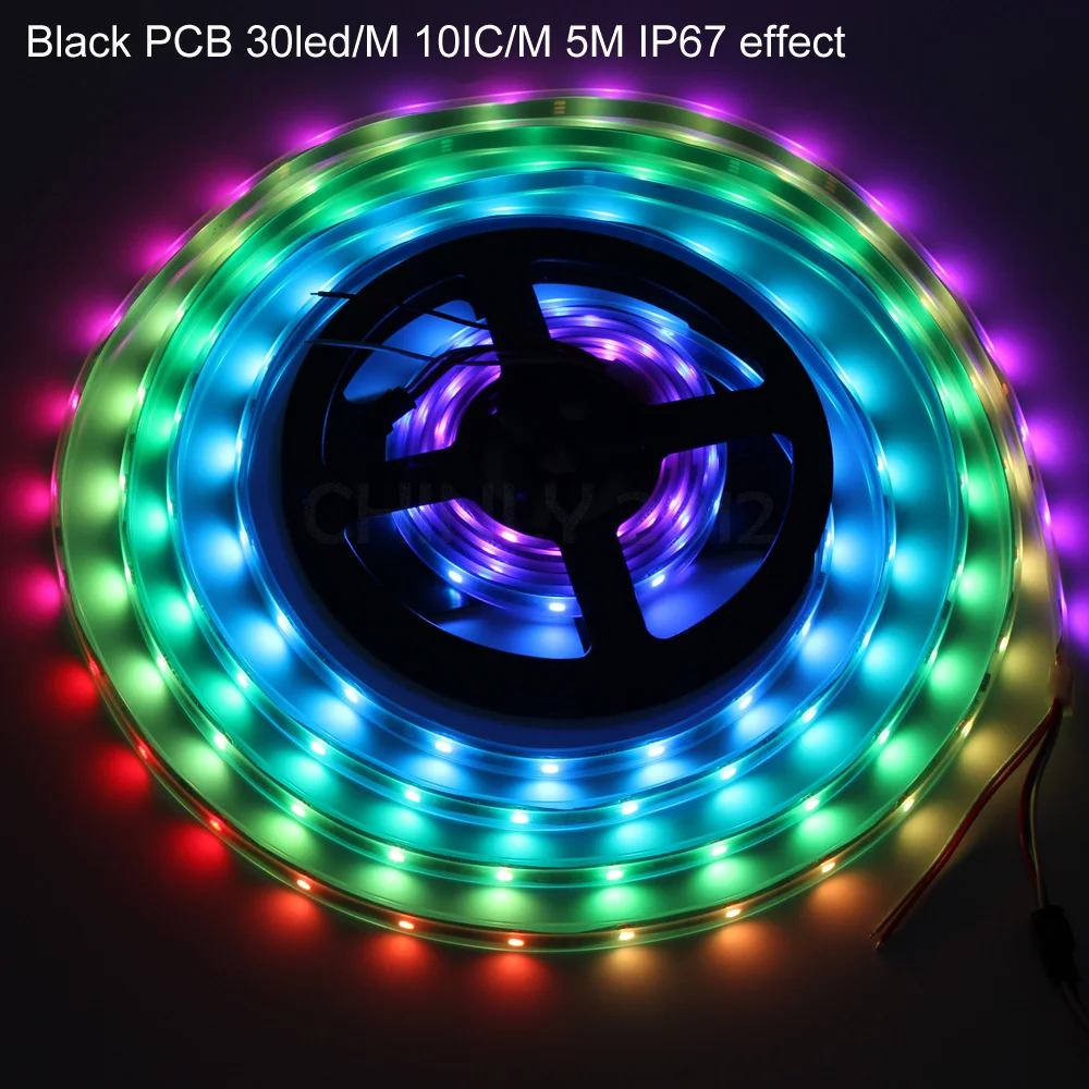 Светодиодный rgb светильник WS2811 1 м 12 в пост. Тока 30 48 60 светодиодный