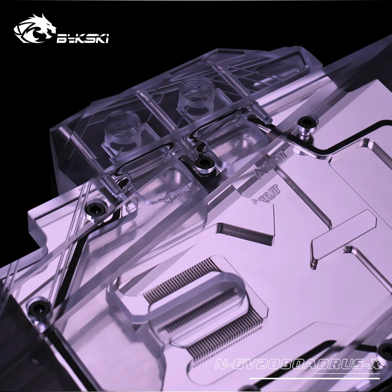 Блок ГП Bykski для GIGA AORUS RTX2080 XTREME 8G с поддержкой технологии | Компьютеры и офис