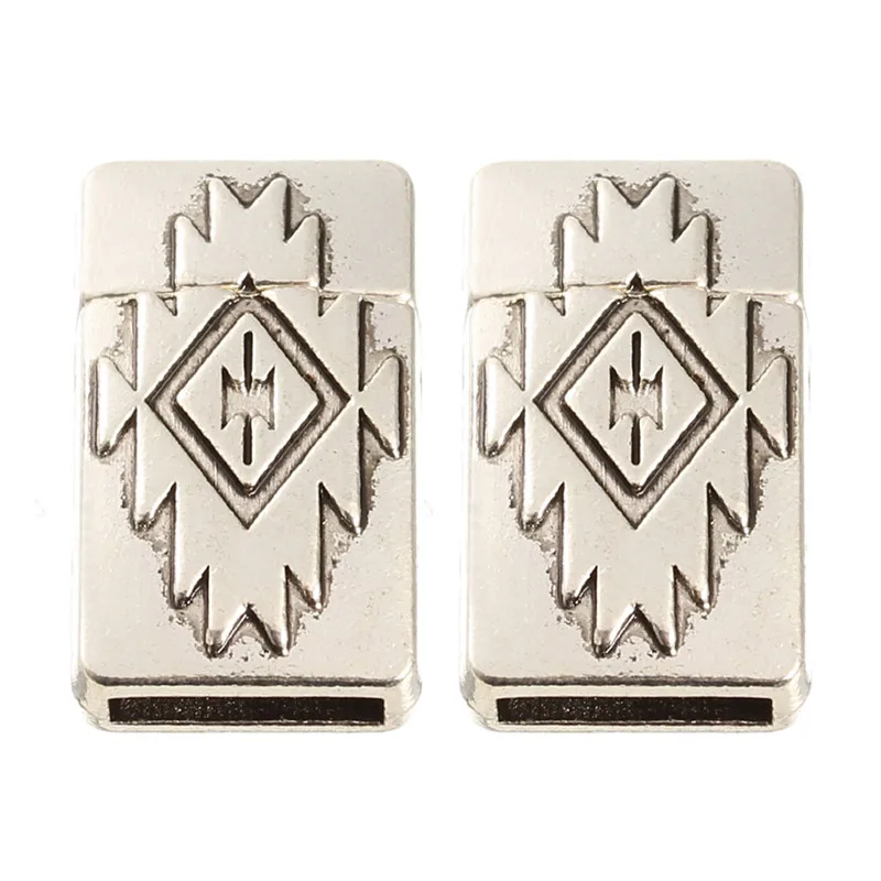 Antique Silver LINSOIR 5 шт. магнитные застежки подходят 10*2 мм плоский кожаный античный бронзовый браслет Цветные разъемы для Diy ювелирных изделий F5398 - Цвет: Antique Silver