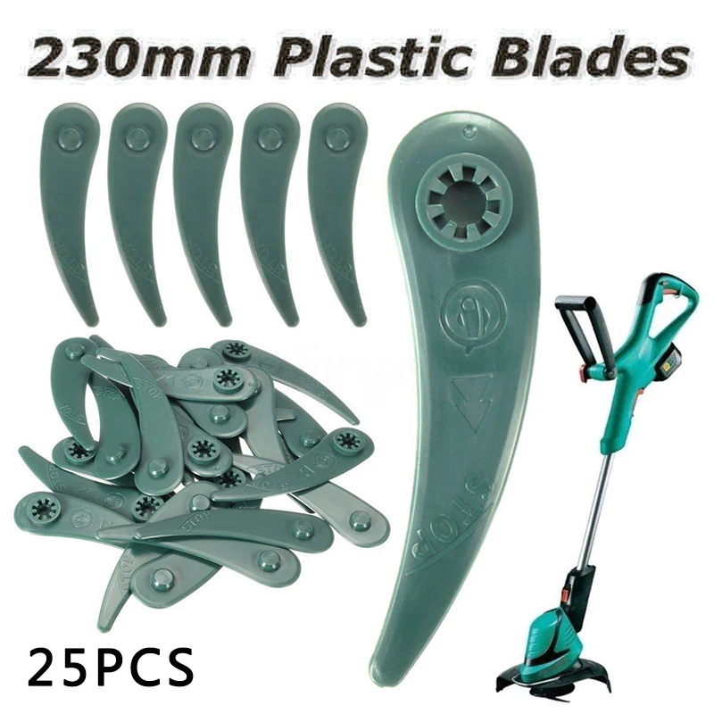 25 шт. набор пластиковых лезвий для Bosch ART 23 18 Li/26 18Li Grass Strimmer Trimmer|Орудия| |