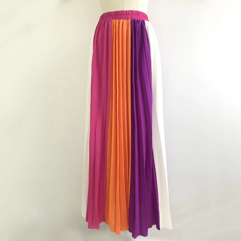 

Saida De Praia Beach Cape Cover Up Dress For Women's Bikini Tunic Women Wear Summer 2019 Purple White Pink Spliced Length Skirt