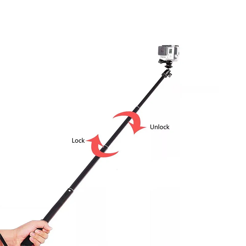 Карданный удлинитель телескопический стержень монопод для DJI Osmo 2 Pocket/Feiyu Vimble 2/Zhiyun