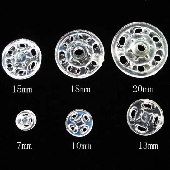 Пластиковая невидимая застежка с прозрачной пряжкой для детской одежды свитера