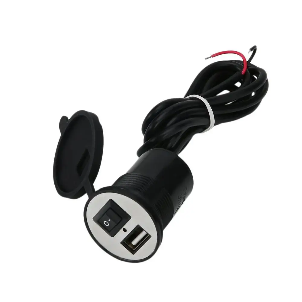 Новый водонепроницаемый USB адаптер для зарядки мотоцикла 12 24 В|Кабели адаптеры и