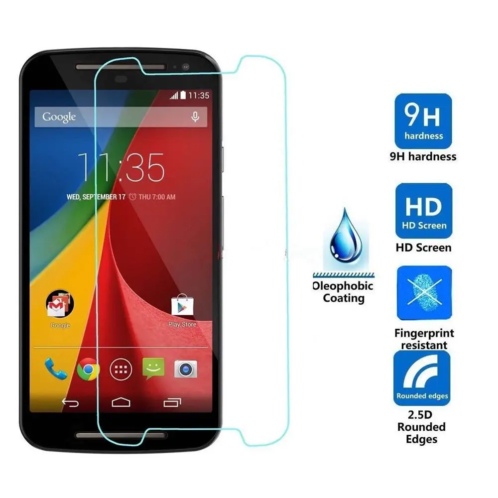 Премиум Закаленное стекло Защитная пленка для Motorola Moto G5 G4 Plus Play X Force Style X2 G 2nd 3rd Gen G2