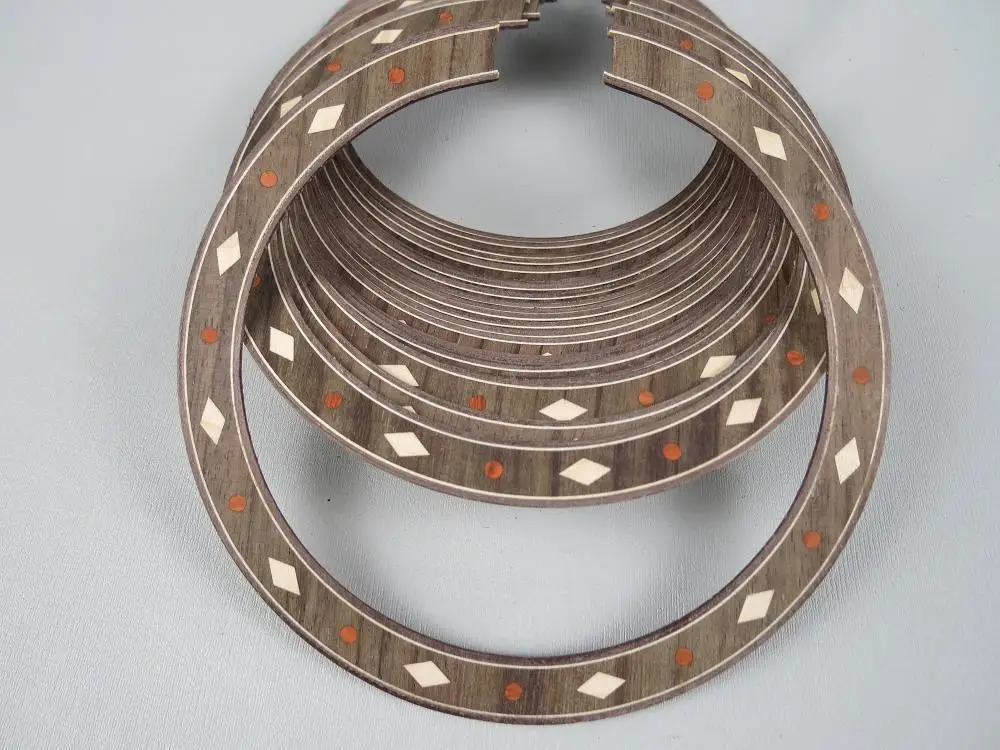 

5PCS NEW ACOUSTIC GUITAR WOOD INLAY ROSETTE YK13