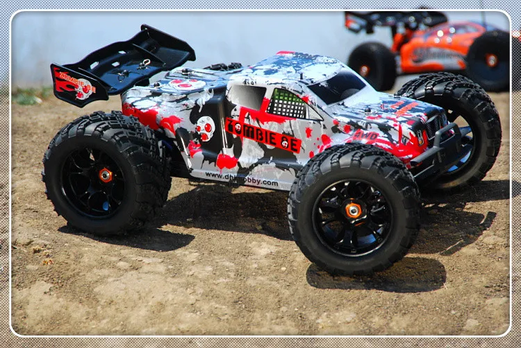DHK zombies1: 8 Масштаб водонепроницаемый 4WD прочность, чем vkar bison высокая скорость электроники дистанционного управления Монстр грузовик, rc гоночные автомобили