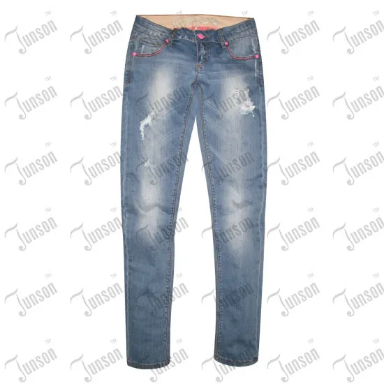 2014 Lady's Fashion Denim Jeans |