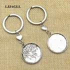 Брелки с сердечком Love, 3 шт.лот, металлический брелок, круглые Кабошоны, винтажные брелки для ключей ручной работы для ювелирных изделий AYS074