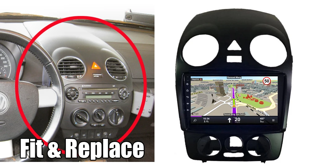 Liislee Android 8,1 up для Volkswagen Beetle 2003~ 2010 стерео Carplay экран без dvd-плеера карта gps навигация Мультимедийная система