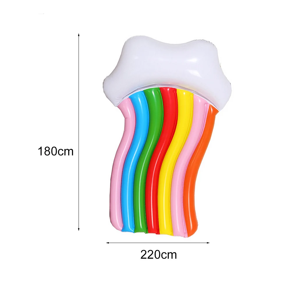 Colorful Swimming Ring For Woman Inflatable Lounge Chair Fun Floating Cloud Bed Circle Seat Boat Sport Party Water Toys | Спорт и